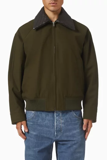 Blouson Jacket in Cotton Twill
