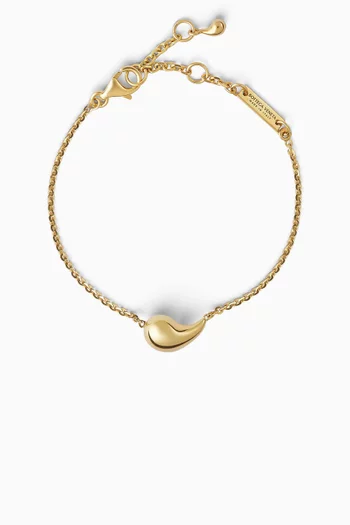 Drop Bracelet in 18kt Gold-plated Sterling Silver