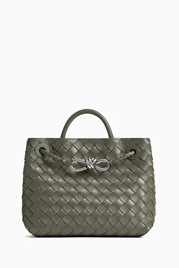 حقيبة أنديامو صغيرة جلد مجدول