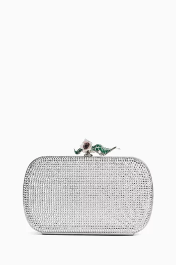 كلاتش مينودييه بعقدة مرصع بالكريستال