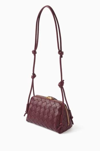 Concert Pouch in Intrecciato Leather