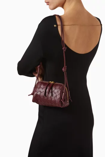 Concert Pouch in Intrecciato Leather