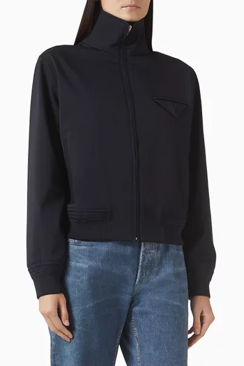 Bonded Blouson Jacket in Tech Wool