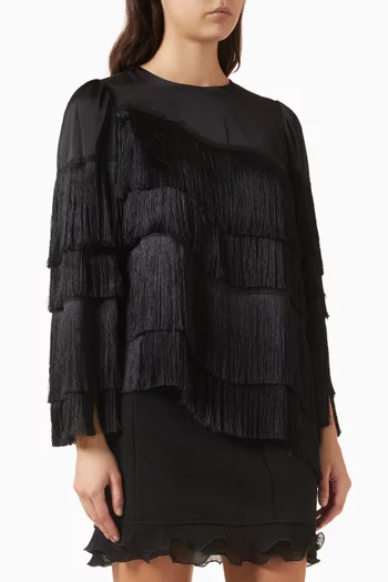 Yaspella Fringe Top