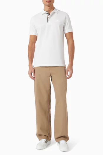 تي شيرت بولو بقصة ضيقة قطن