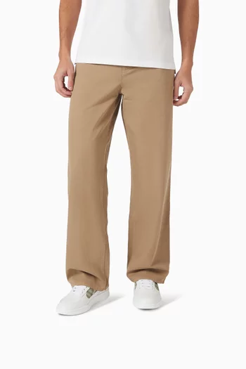 سنيكرز تيراس بنقشة مربعات جلد