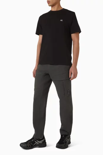 تي شيرت مزين بنظارة قطن 30/1