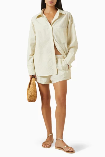 شورت يولي مزيج قطن