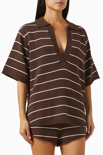 تي شيرت بولو مانون قطن