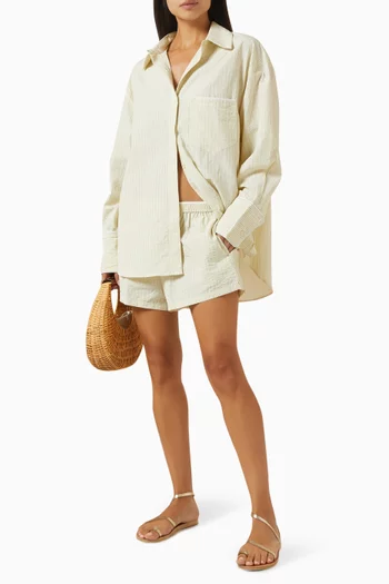 قميص يولي مزيج قطن