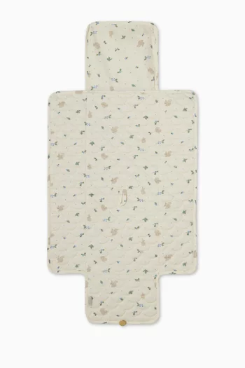 Blueberry Quilted Changing Mat