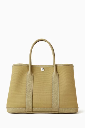 Garden Party 30 Bag in Poussiere Toile & Negonda Leather