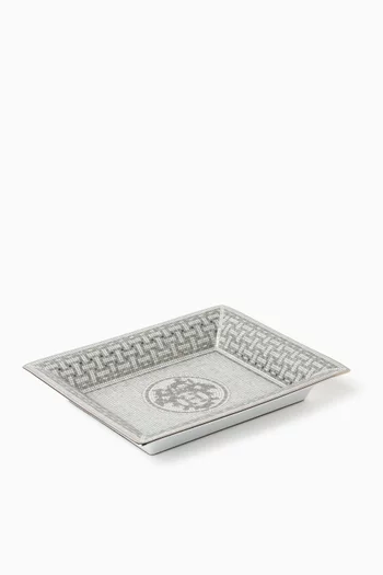 Unused Mosaique AU 24 Platinum Change Tray in Porcelain