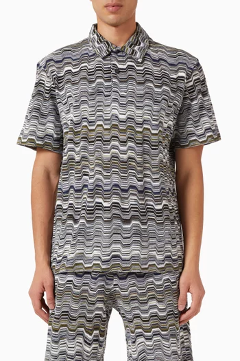 Fret Raschel Polo Shirt