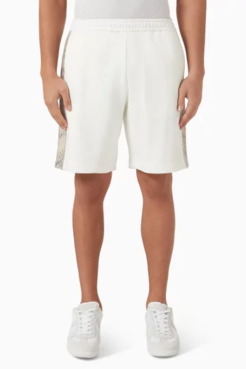 Snake Raschel Detail Sweatshorts