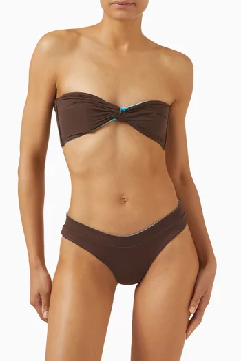Ora Reversible Bandeau Bikini Top