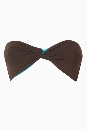 Ora Reversible Bandeau Bikini Top