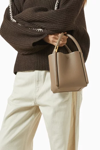 Lotus 14 Top-handle Bag in Calfskin Leather