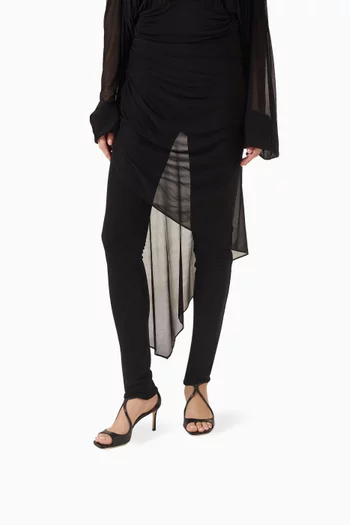 صندل آزيا بكعب 75 مم جلد نابا