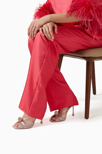 صندل ساراي مرصع بالكريستال بكعب 95 مم ستان