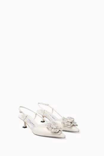 Mimmi 50 Slingback Pumps in Leather