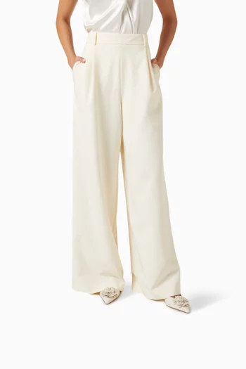 حذاء كلاسيك ميمي بسير خلفي وكعب 50 مم جلد