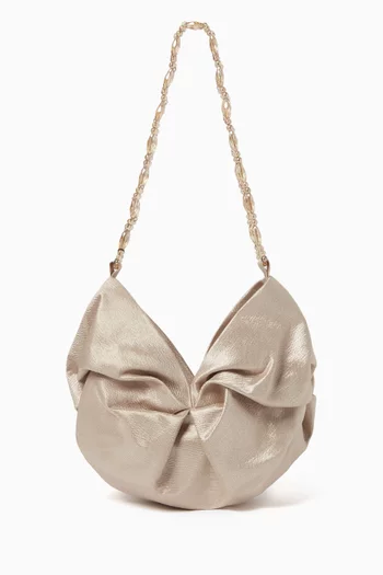 Small Rosh Tote Bag in Satin