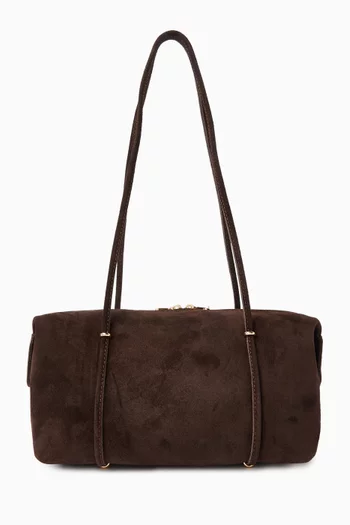 Faye Shoulder Bag in Suede