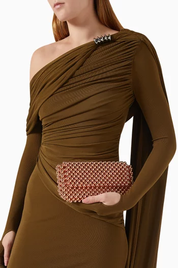 Clover Clutch in Acrylic Beads