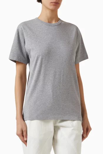 Embroidered Anchor T-shirt in Cotton