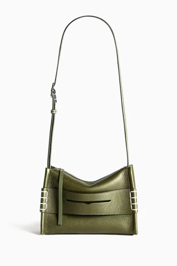 Small Messenger Loafer Bag in Deer Leather