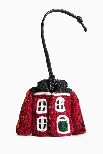 حلية هاوس بتصميم كارديغان مزيج صوف