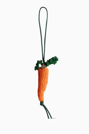 Hand Crochet Carrot Bag Charm
