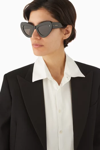 Butterfly Cat-eye Sunglasses in Acetate