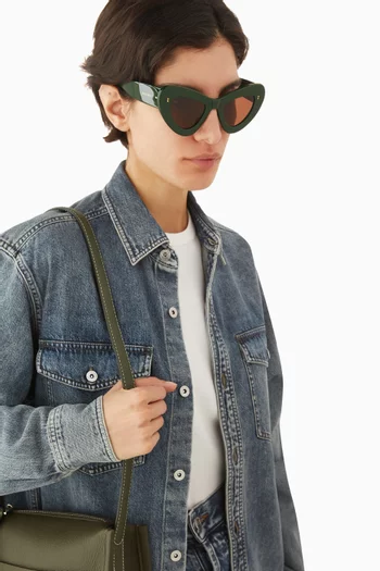 Butterfly Cat-eye Sunglasses in Acetate