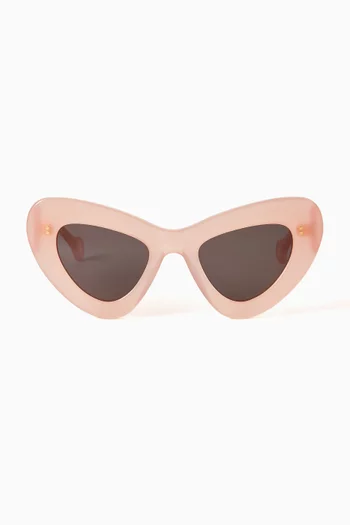 Butterfly Cat-eye Sunglasses in Acetate