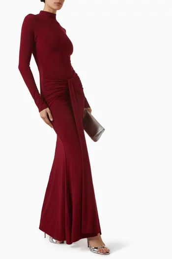 فستان بييترا بعقدة جيرسيه