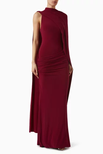 فستان ميف بكاب درابيه جيرسيه