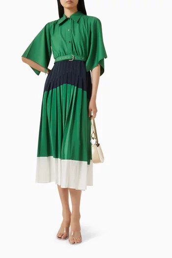 Mirage Pleated Dress