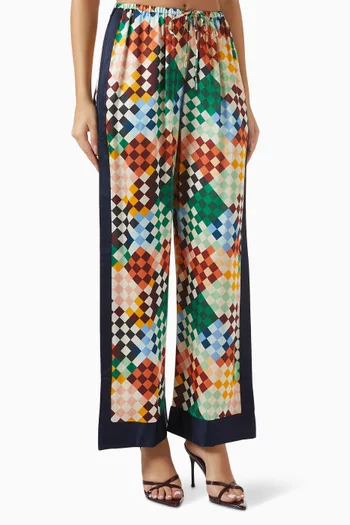 Domino Printed Pants