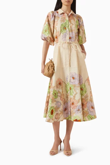 Venice Shirtdress in Cotton Blend