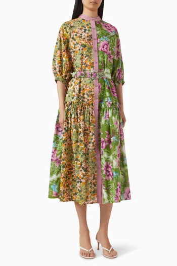 Ivy Dolman Dress in Cotton Voile