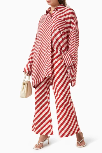 Gingham Check Shirt in Modal