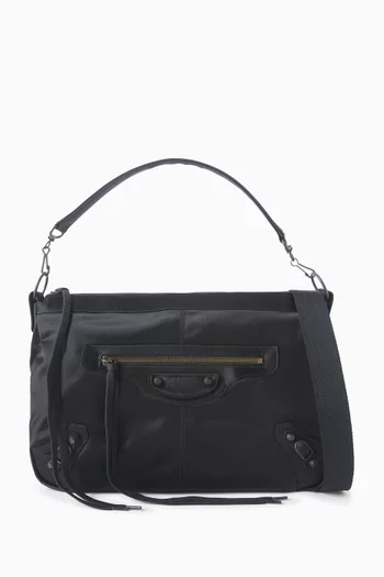Medium Le City Moto Bag in Arena Storico Lambskin