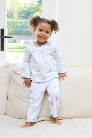 Fairies Long Pyjama Set in Bamboo & Cotton