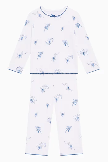 Fairies Long Pyjama Set in Bamboo & Cotton
