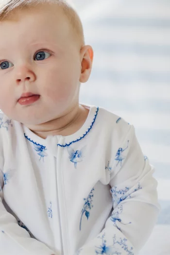 Fairy Picot-trim Sleepsuit in Bamboo & Cotton