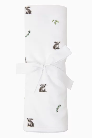 Koala Baby Blanket in Bamboo & Cotton