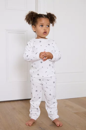 Starlit Moon Pyjama Set in Bamboo & Cotton