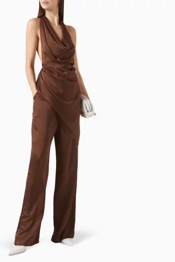 Sally Pants in Satin